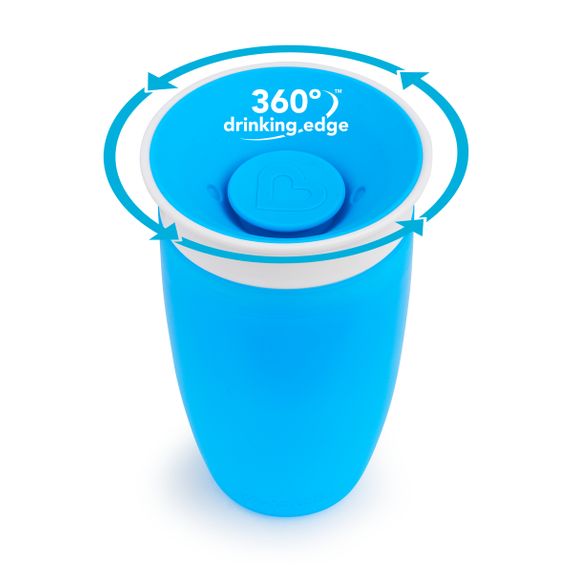 Чашка непроливная Munchkin "Miracle 360", 296 мл, арт. 01209601, цвет Голубой