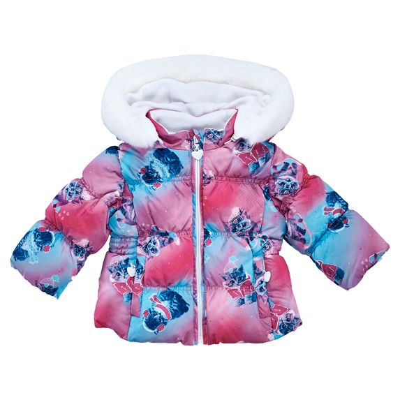 Куртка пуховая Chicco Kittens, арт. 090.87236, цвет Розовый